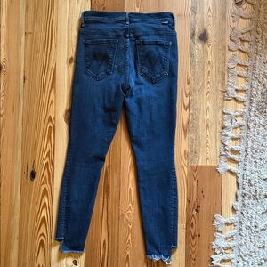 Mother jeans size 29 The Stunner Ankle step Fray disco dolls